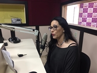 Silvia Stipp concedeu entrevista à Cidade FM na tarde de ontem (A Cidade)