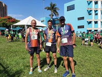 Os atletas José Roberto Medalha, Daniel Moreti e Mauricio Padilha conquistaram importantes medalhas para Votuporanga neste fim de semana (Foto: Divulgação)