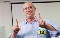 Ciro Gomes depois de votar neste domingo (7) em Fortaleza (CE) (Foto: Nacho Doce/Reuters)