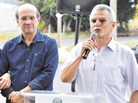 Prefeito João Dado e o ex-assessor de gabinete, Luciano Viana (Foto: Reprodução)