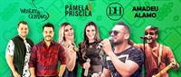 Terão shows de Wesley e Gustavao, Pamela e Priscila, Amadeu Álamo e Dárcio Henrique (Foto: Divulgação)
