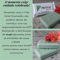 Ville Hotel Gramadão doa 6 mil sabonetes para entidades de Votuporanga