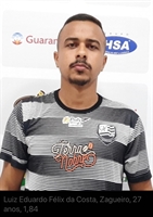 Luiz Eduardo Félix da Costa nasceu em Guaíra-SP e tem 1,84m de altura (Foto: CAV)