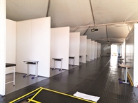 Espaço está sendo reorganizado para atendimento dos pacientes que apresentem sintomas de gripe; medida visa reduzir os riscos de transmissão do Coronavírus (Foto: Prefeitura de Votuporanga)