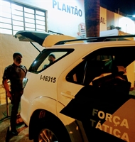 Diante dos fatos, o homem foi conduzido para a Central de Flagrantes, juntamente com as imagens das câmeras de segurança (Foto: Divulgação/Polícia Militar) 