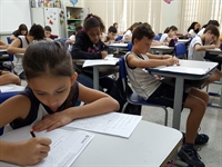Nesta semana, os alunos da rede municipal de ensino de Votuporanga participam do Sistema de Avaliação do Rendimento Escolar Municipal (Sarem) (Foto: Divulgação/Prefeitura de Votuporanga)