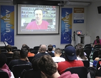 Um outro motivo que marcou a data foi a palestra, ministrada pelo articulador e representante da RBAC (Foto: Prefeitura de Votuporanga) 