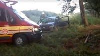 O Samu e o Corpo de Bombeiros estiveram no local (Foto: Reprodução)