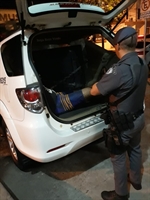 O criminoso foi preso em flagrante pela polícia (Divulgação PM)