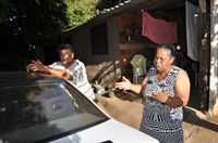 Dona Rosa Eli Araújo é a moradora mais antiga da favela Matarazzo e disse não  acreditar mais em promessas políticas 