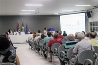 A Instituição promove Assembleia Geral com a Irmandade periodicamente, apresentando as ações realizadas pelo Hospital (Foto: Santa Casa)