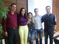 Alexandre Ferreira, Michelle Ferreira, Letícia Arantes,  Micael Garcia e Bruno Henrique