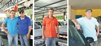 Alexandro Fernandes e Jaime Garcia Fernandes; Valter Mariano Sanches  e Josué Benati (Fotos: Gabriele Reginaldo/A Cidade)
