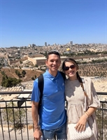 Elton e sua esposa Maria passaram a lua de mel em Jerusalém, mas deixaram a “Terra Santa” cerca de 15 dias antes dos ataques (Foto: Redes sociais)