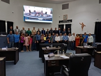 A aprovação foi acompanhada por amigos e familiares do senhor Miguel Miguel presentes na sessão legislativa (Foto: Assessoria/Câmara)