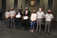 O prefeito Jorge Seba foi representado no evento pelo superintendente adjunto da Saev, Gustavo Vilela, que trouxe a certificação para cidade (Foto: Prefeitura de Votuporanga)