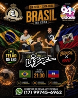 Bar Dom Pedro e Cidade 94,7 FM promovem transmissão do segundo jogo do Brasil na Copa do Mundo
