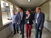 Torrinha, provedor da Santa Casa, recepcionou o  secretário Rogério Luiz Zeraik Abdalla ontem de manhã (Foto:  Divulgação/Santa Casa de Votuporanga)