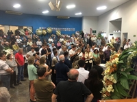 O velório do comunicador acontece na tarde desta segunda-feira (22), na Câmara Municipal de Jales (Foto: A Cidade)