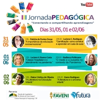 Com o tema 'conectando e compartilhando aprendizagens', a 3ª Jornada Pedagógica vai ser realizada em formato virtual, por conta da pandemia (Imagem: Divulgação)
