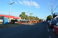 O prefeito Jorge Seba pediu mais R$ 10,5 milhões para concluir as obras já em andamento de revitalização da Avenida do Pozzobon (Foto: A Cidade)