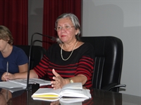 A audiência pública foi liderada pela secretária municipal da Saúde, Márcia Reina (Foto: Daniel Castro/A Cidade)