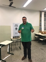 João Garcia votou na escola Cícero (Foto: Arquivo Pessoal)