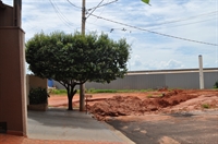 Ao todo, foram cerca de 200 metros de tubulação, por onde percorrerão águas pluvias (Foto: Aline Ruiz/A Cidade)