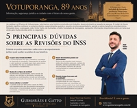 VOTUPORANGA 89 ANOS: Informação, segurança jurídica e cuidado com o futuro da nossa gente