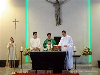 Altar da comunidade foi reformado recentemente com apoio dos dízimos e ofertas