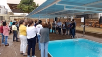 O anúncio foi feito ontem na entrega das coberturas das piscinas de um Complexo Esportivo (Foto: Divulgação/Prefeitura de Votuporanga)