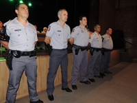 Policiais agraciados em láurea de mérito pessoal