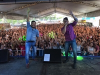 A dupla Hugo e Tiago faz o encerramento da Virada Cultural Paulista, em Votuporanga (Foto: Divulgação)