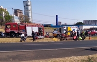 Acidente foi registrado na rodovia Washington Luís em Rio Preto. (Foto: Arquivo Pessoal)