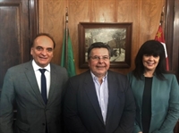 Deputado estadual se reuniu com o secretário de Justiça e iniciou as tratativas para a reforma (Foto:Assessoria de Comunicação)