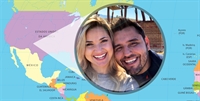 Ana Carolina Ozanique Guarizo e Luiz Gustavo Constancio Borges vivem em Edmond, Oklahoma  (Foto: Arquivo Pessoal)