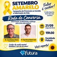 Faculdade Futura promove roda de conversa sobre Setembro Amarelo em Votuporanga