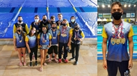 Equipe de Votuporanga conquistou 55 medalhas, recorde do Centro de Formação; Heitor Napolitano arrebatou o título de melhor índice técnico da competição (Fotos: Divulgação)