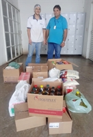 Foram destinados 500 quilos de mantimentos para o Hospital (Foto: Santa Casa)