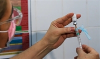 Álvares Florence vacina crianças contra a Dengue