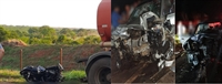 Uma pessoa morreu e outras três ficaram gravemente feridas em acidentes envolvendo carros e motocicletas (Fotos: Votuporanga Tudo)