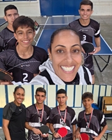 Equipe masculina de tênis de mesa de Álvares Florence conquista vice-campeonato regional dos Jogos Escolares