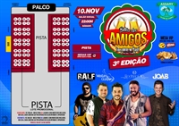 Na programação, Wesley e Gustavo, Joab, Rodrigo Olih e Ralf com o melhor do sertanejo com um toque de pop rock (Foto: Divulgação/Assary)