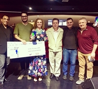 Zu Laiê, Jaber e Fernandes entre os jurados do Festival Sesi da Canção Brasileira (Foto: Reprodução)