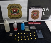 Personal trainer é preso suspeito de vender drogas durante ‘esquenta’ do Carnaval em Votuporanga