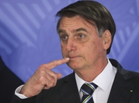 O presidente Jair Bolsonaro em evento militar  (Foto: Reprodução)