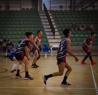 Vôlei masculino de Votuporanga durante os Jogos Abertos (Foto: Divulgação)