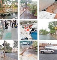 Chuva causa estragos em diversos locais de Votuporanga (Foto: Reprodução)