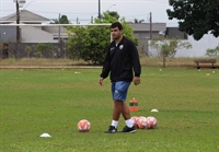 O técnico interino da Votuporanguense, Rainer Oliveira, comanda a equipe pela segunda vez (Foto: Rafael Bento/CAV)