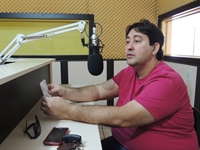 Juliano Bombom, um dos coordenadores da campanha, esteve na Rádio Cidade 